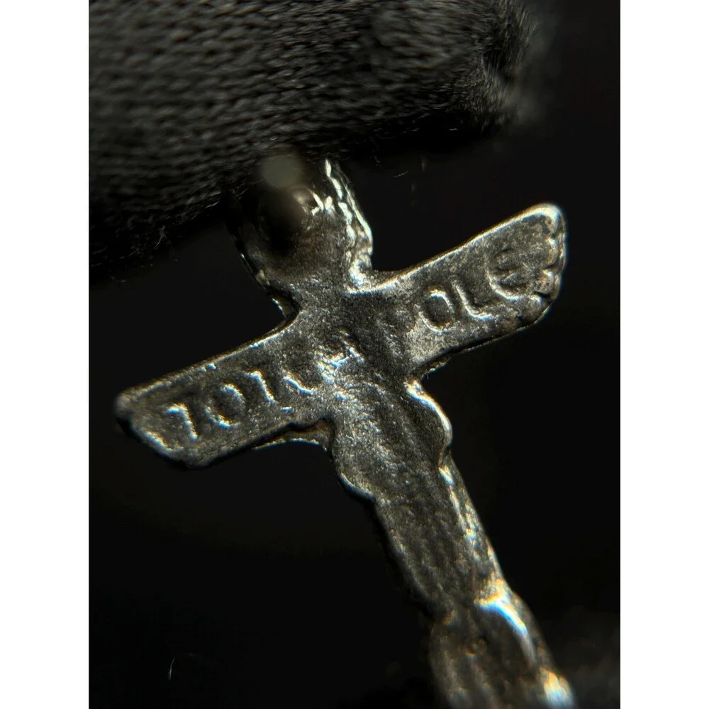 Vintage Native American Sterling Silver Totem Pole Pin Brooch Unmarked